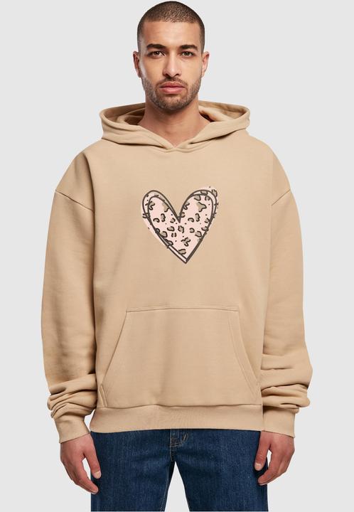 Actual product image Merchcode Valentines Day - Leopard Heart Ultra Heavy Hoody - 117907 (XXL)