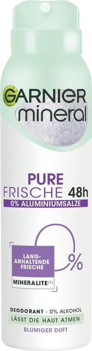 Actual product image Garnier Deo Spray Mineral Pure Freshness 150 ml (Spray, 150 ml)