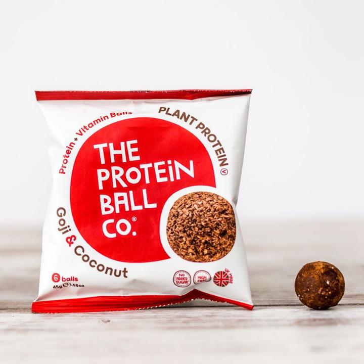Produktbild The Protein Ball Co. Goji-Coconut (Gojibeeren, Kokosnuss, 45 g)