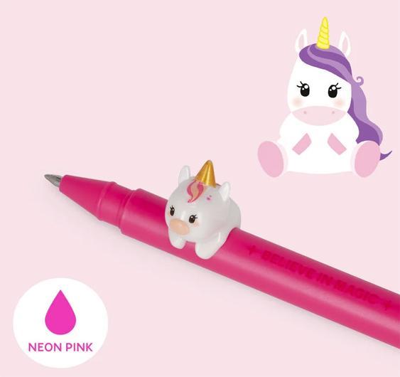 Image du produit Legami Roller Gelstift Unicorn lovely friends (Rose néon)
