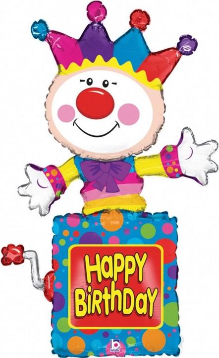 Produktbild Betallic Folienballon Jack In The Box Metallic Geburtstag (1 x)