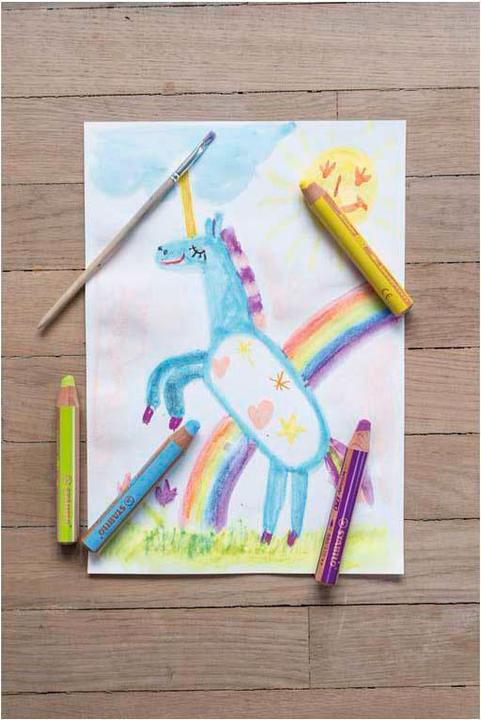 Image du produit STABILO woody 3 en 1 crayon de couleur (Bleu outremer, 1 x)