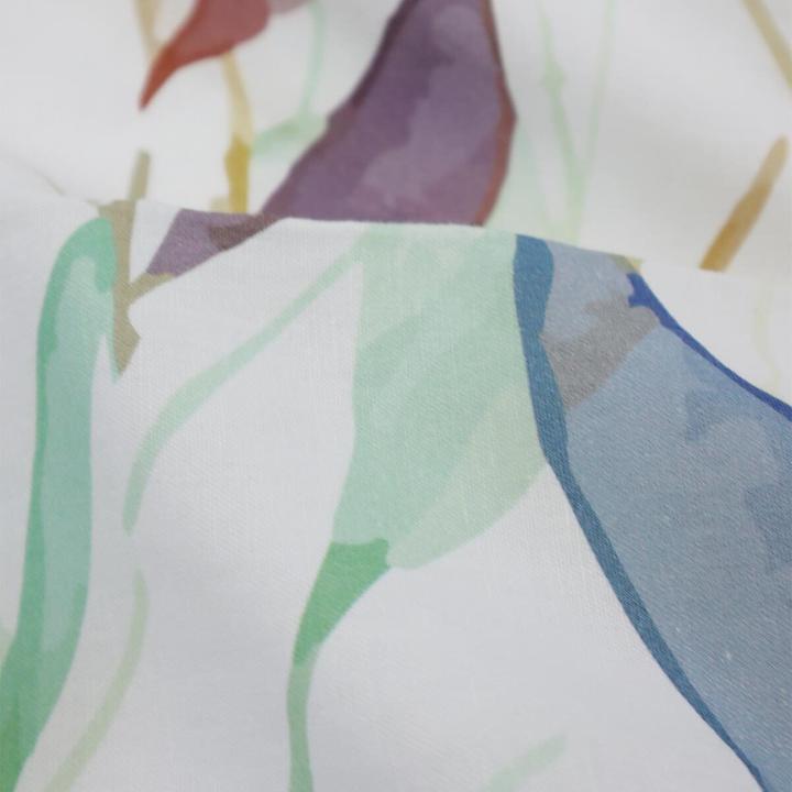 Produktbild Fleuresse Halbleinen Bettwäsche Provence Cassis Basildon bunt (Bettwäsche Set, 135x200 cm + 80x80 cm)