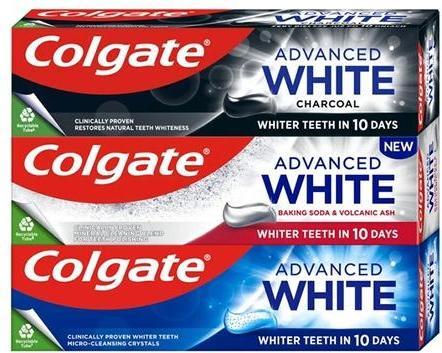 Immagine prodotto Colgate Advanced Mix Trio Whitening Toothpaste Set - 3 X 75 Ml