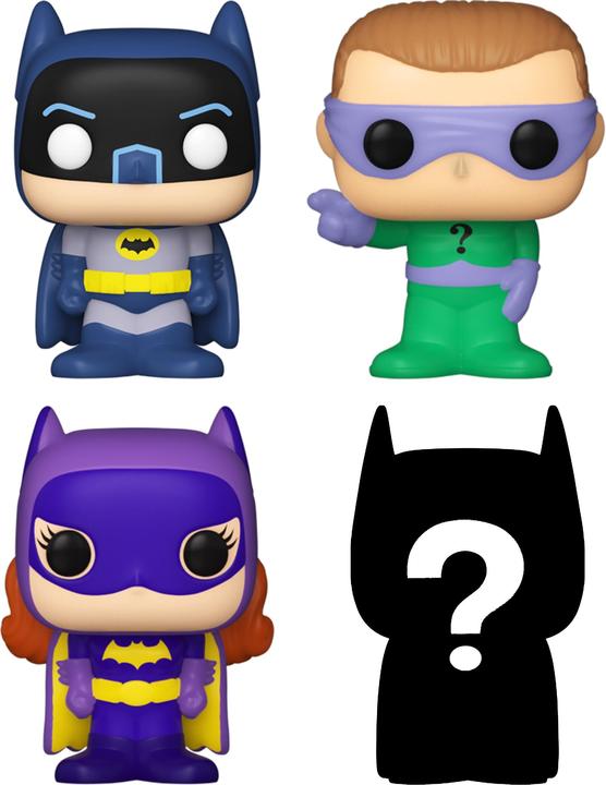 Actual product image Funko DC - Batman Adam West - Bitty POP! Vinyl Figuren 4er-Pack 2,5 cm