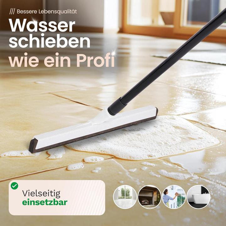 Produktbild Novaliv 5X Wasserabzieher Boden Dusche Auto mit Teleskop Kunststoff 43cm I Duschabzieher Abzieher Du