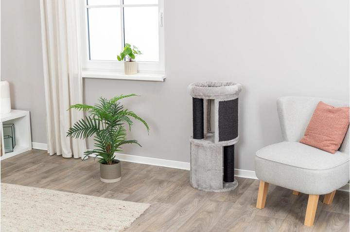 Actual product image Trixie Cat Tower Giorgia, Ø 38 x 82 cm, grey (82 cm, Grey)
