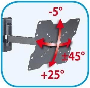 Image du produit Meliconi Support TV mural pour 2640 (Mur, 40", 20 kg)