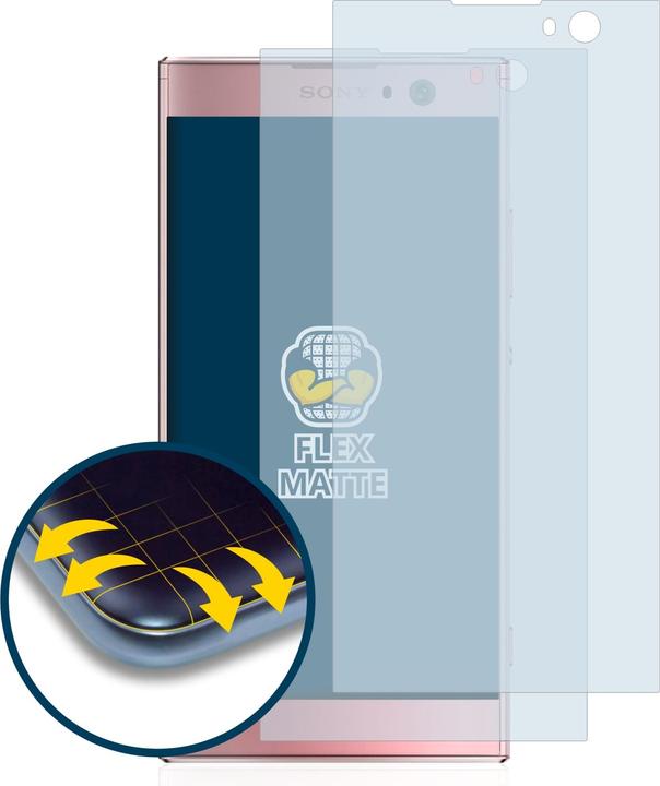 Actual product image BROTECT Full-Cover Protector Matte (2 Piece, Sony Xperia XA2)