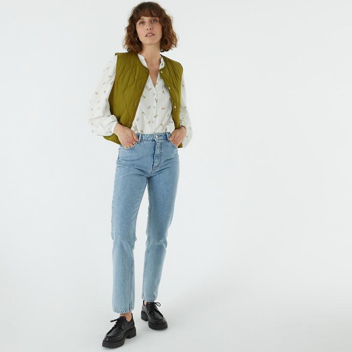 Produktbild La Redoute Collections High-Waist-Jeans (34)