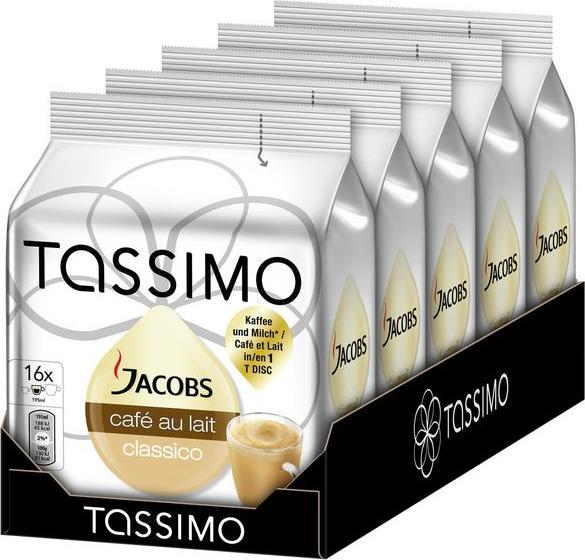Produktbild Tassimo T DISC Jacobs Café au Lait (80 x Port.)