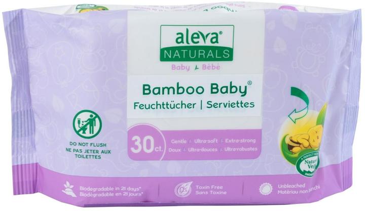 Image du produit Aleva Naturals Bambou taille voyage 30 pcs. (30 pièce(s))