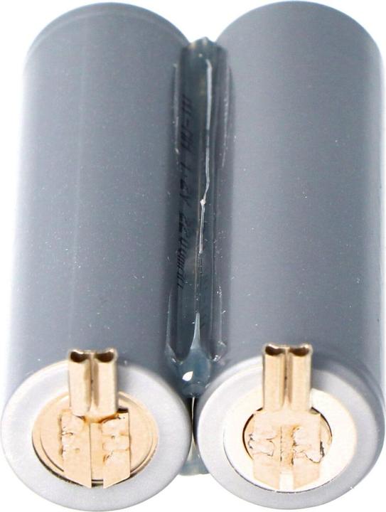 Actual product image AccuCell Akku Moser Ermila Genio Plus Genius Akku 1854-0078 (2 pcs., 2100 mAh)