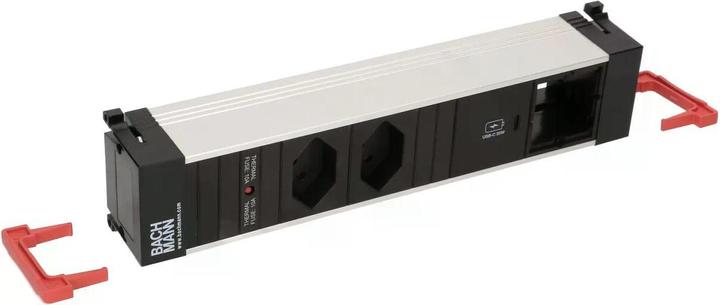 Actual product image Bachmann Built-in power strip POWER FRAME 2x T13, 1x USB C, 1x empty (2 x, Type 13, 0.20 m)