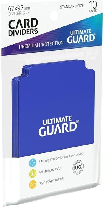 Produktbild Ultimate Guard Kartentrenner Standardgrösse Blau 10