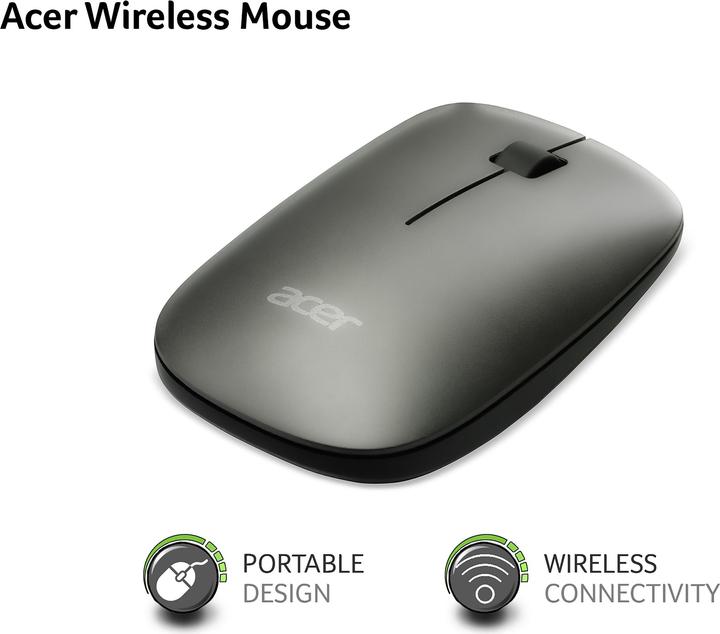 Actual product image Acer AMR020 Mouse Ambidextrous RF Wireless Optical 1200 DPI (Wireless)