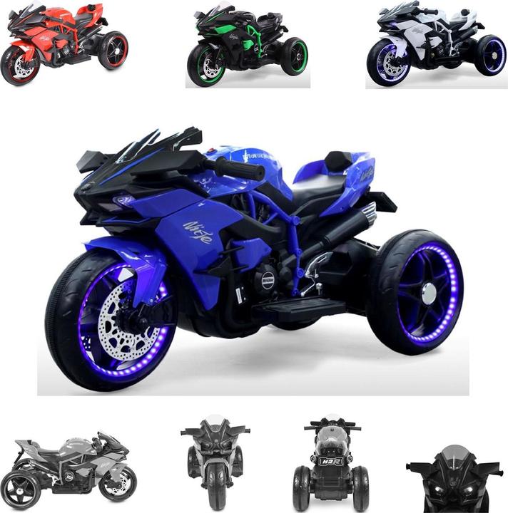 Actual product image Moni Kids motorbike Ninja three wheels (12 V)
