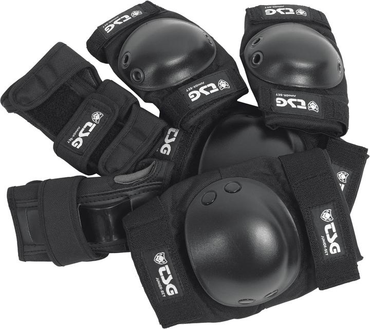 TSG Junior Set (One size, Elbow protectors, Wrist protectors, Knee pad, Unique specimen)