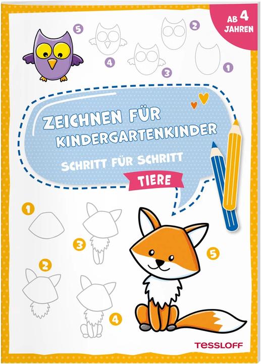 Tessloff Disegno per bambini dell'asilo. Passo dopo passo