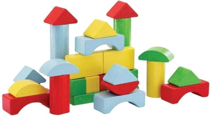 Produktbild Spielmaus Holz Bausteine in Trommel