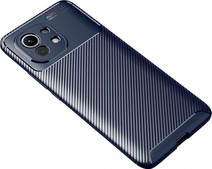 Productafbeelding Screenguard Xiaomi Mi 11 Romp Carbon Design TPU Hoesje (Xiaomi Mi 11i)