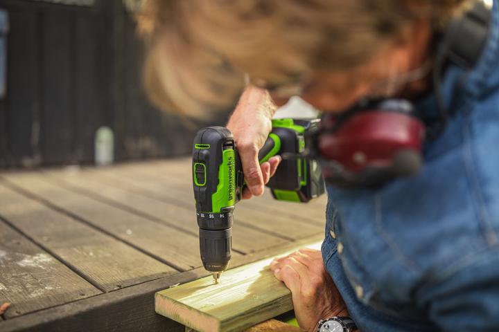 Produktbild Greenworks 24V Wiertarko-wkrętarka GD24DD35 - 3704008 (Akkubetrieb)