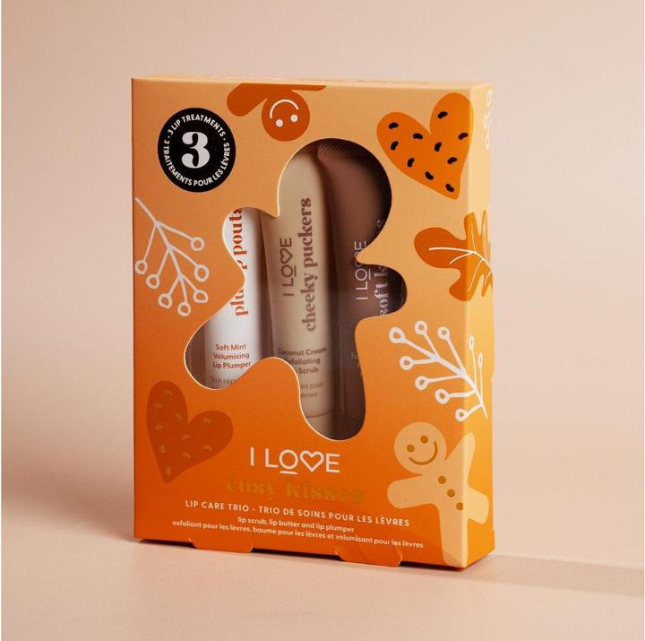 Produktbild I Love Cosy Kisses Lip Care (Lippenpflege Set, 15 ml)