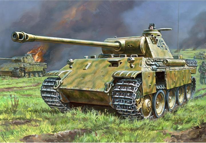 Produktbild Tamiya 1:72 WWII Dt. Pzkmpfw. V Panther Ausf. D