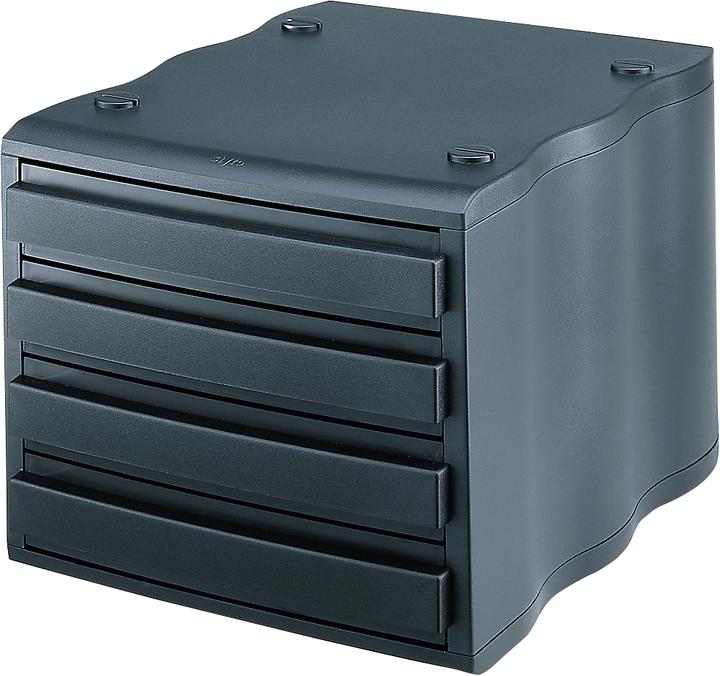 Actual product image Styro Drawer box wave, 4 or 8 drawers, polystyrene (C4)
