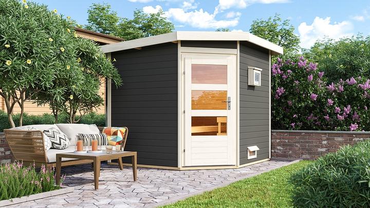 Produktbild Karibu Saunahaus Heikki Eckeinstieg (9 KW externe Steuerung)