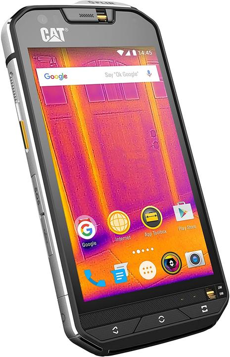 Image du produit Cat S60 (32 Go, Noir/Argent, 4.70", Double SIM hybride, 13 Mpx, 4G)