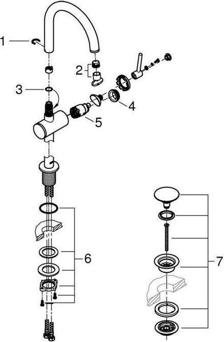 Produktbild Grohe Atrio Einhand-Waschtischbatterie L-Size