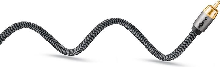 Image du produit Goobay Câble RCA mono, 5 m, Sharkskin Grey (5 m, RCA)