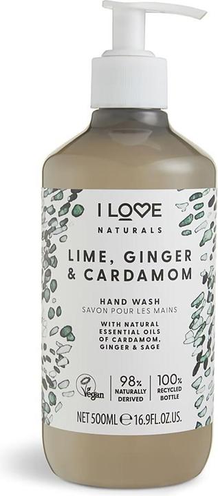 Image du produit Savon liquide hydratant pour les mains Natura l s Lime, Ginger & Cardamon (lavage des mains) 500 ml (Savon liquide, 500 ml)