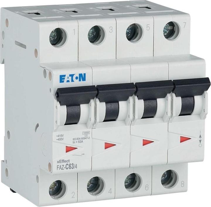 Produktbild Eaton MOE FAZ-C63/4 LS-Schalter 4p 63A C-Char