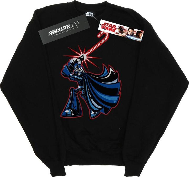 Immagine prodotto Star Wars Darth Vader Christmas Candy Cane Felpa Uomo (XL)