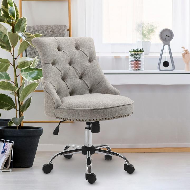 Produktbild Homcom Polsterstuhl mit Chesterfield-Lehne