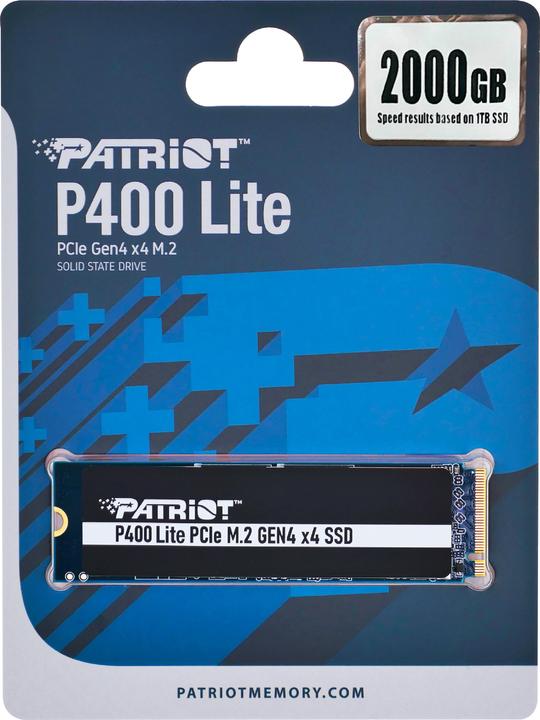 Produktbild Patriot P400 Lite (2000 GB, M.2 2280)