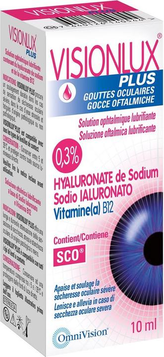 Image du produit OmniVision Gouttes oculaires Visionlux Plus (10 ml, 10 ml)