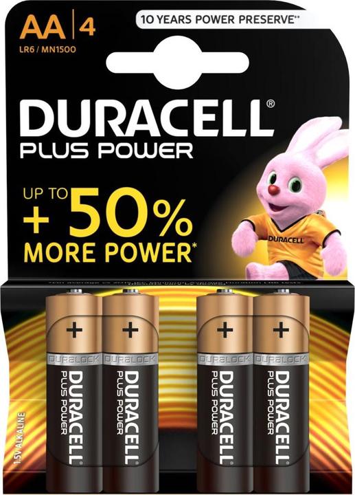 Produktbild Duracell Plus (4 Stk., AA, 2600 mAh)