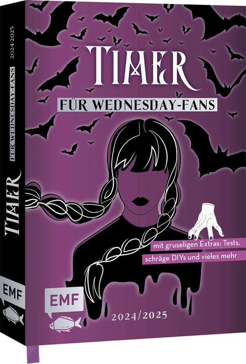 Produktbild Der Timer für Wednesday-Fans 2024/2025 (Harter Einband, Deutsch)