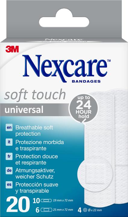 Produktbild Nexcare Soft Touch Universal Pflaster (20 x)