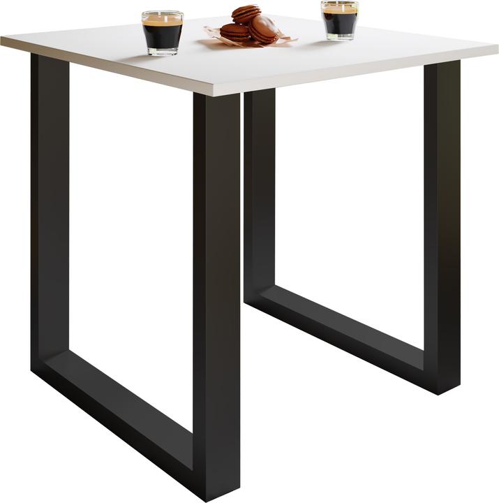 Image du produit VCM Table de salle à manger premium Table de salle à manger en bois "Xona U (80 x 50 x 76 cm)