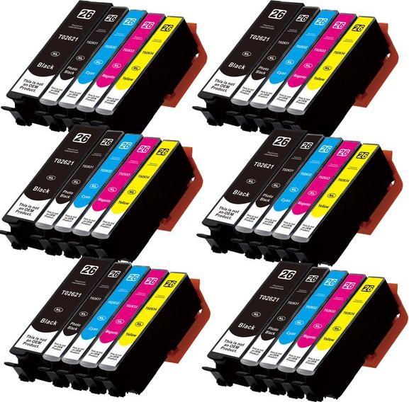 Immagine prodotto Hermex Cartuccia d'inchiostro compatibile XL per Epson Expression Premium XP-710 (M, Y, FC, PBK, C)