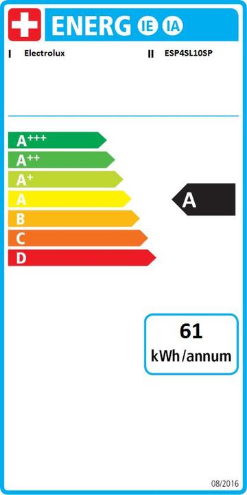 Energy Label Electrolux Esp4sl10sp