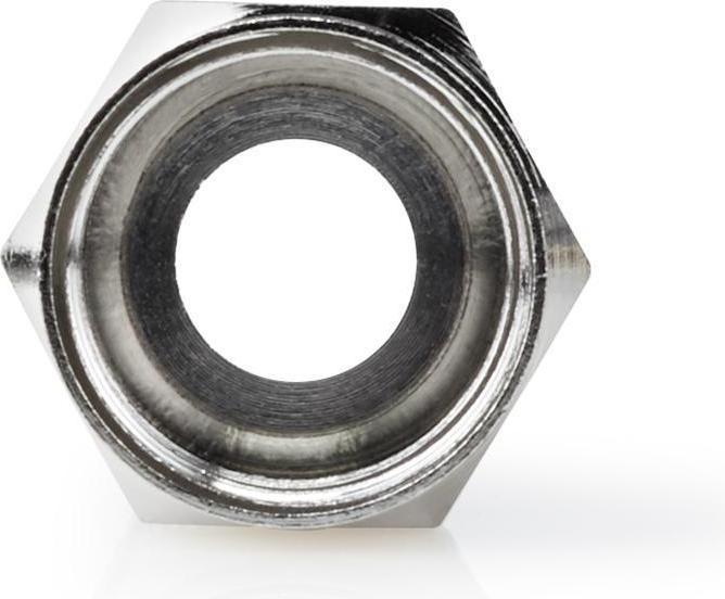 Produktbild Nedis F-Stecker gerade Stecker Vergoldet 75 Ohm Twist-on Kabeleingangsdurchmesser: 5.5 mm Kupfer Met (Antennenkabel)