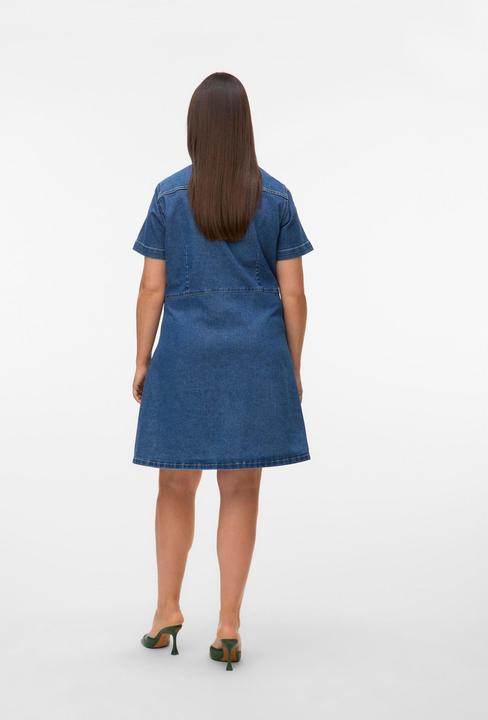 Image du produit Vero Moda VMCAMANDA Kurzes Kleid Jeanskleid (46)