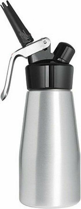 Actual product image ISI Desert Whip bottle stainless steel brushed head BLACK 0.5 litre (0.50 l)
