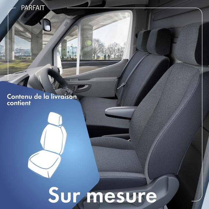 Produktbild Walser Sitzbezüge für VW Caddy Einzelsitz vorne aus Polyester BJ 02/2004 heute