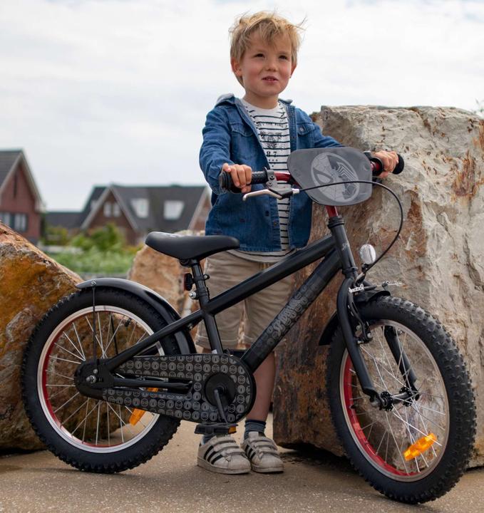 Produktbild Ultimate Spider-Man Kinderfiets - Jongens - 18 inch - Mat Zwart (18")